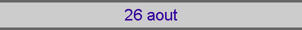 26 aout