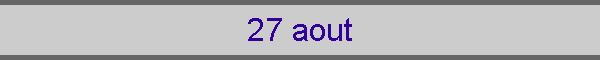 27 aout